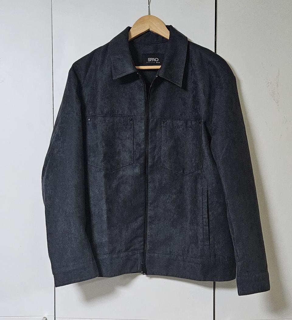 스파오 맨 스웨이드 자켓(새상품 100)
