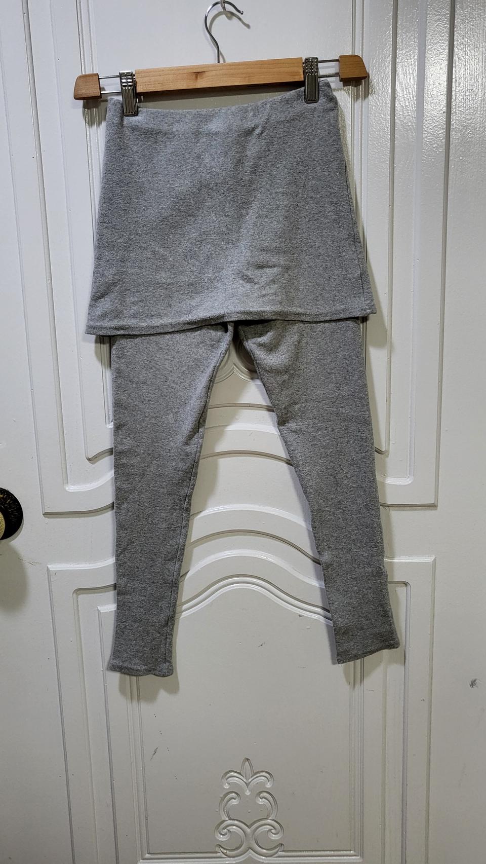 그레이 레깅스 치마 레깅스 치마바지 헬스복 일상복 치마 스커트 긴바지