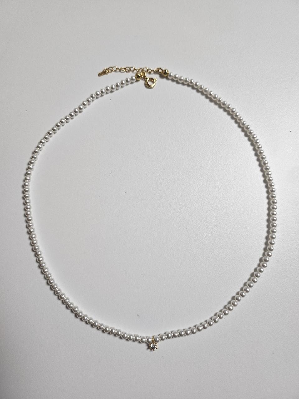 로아쥬 진주 목걸이(새제품)