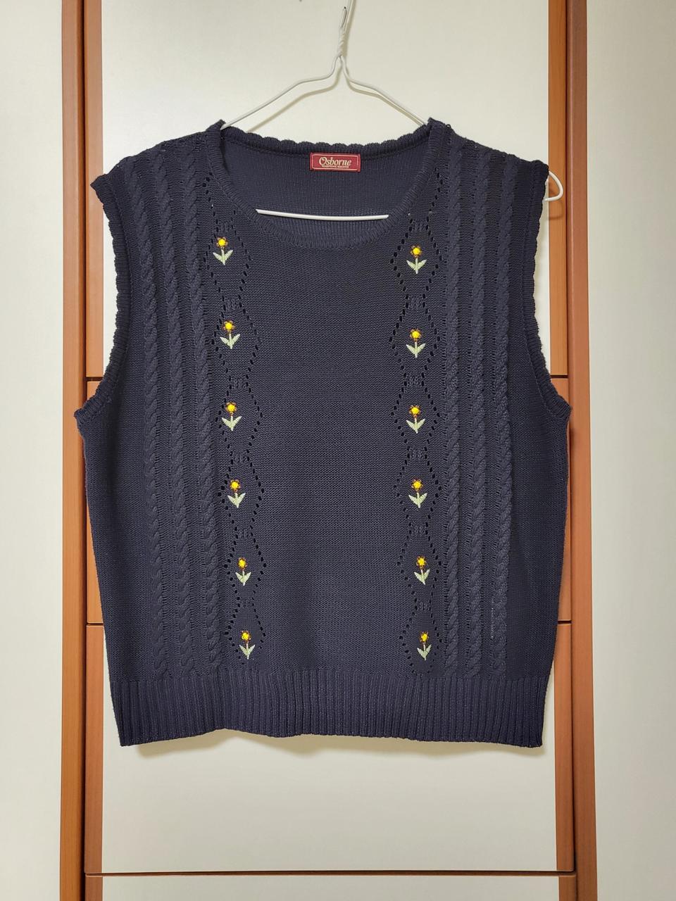 오스본 니트조끼