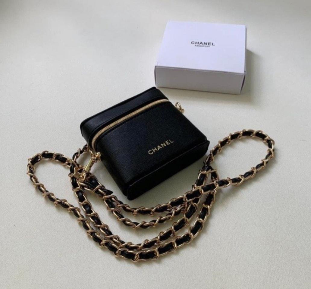 미니 블랙 립백,이너백,미니샤넬 립백-박스O