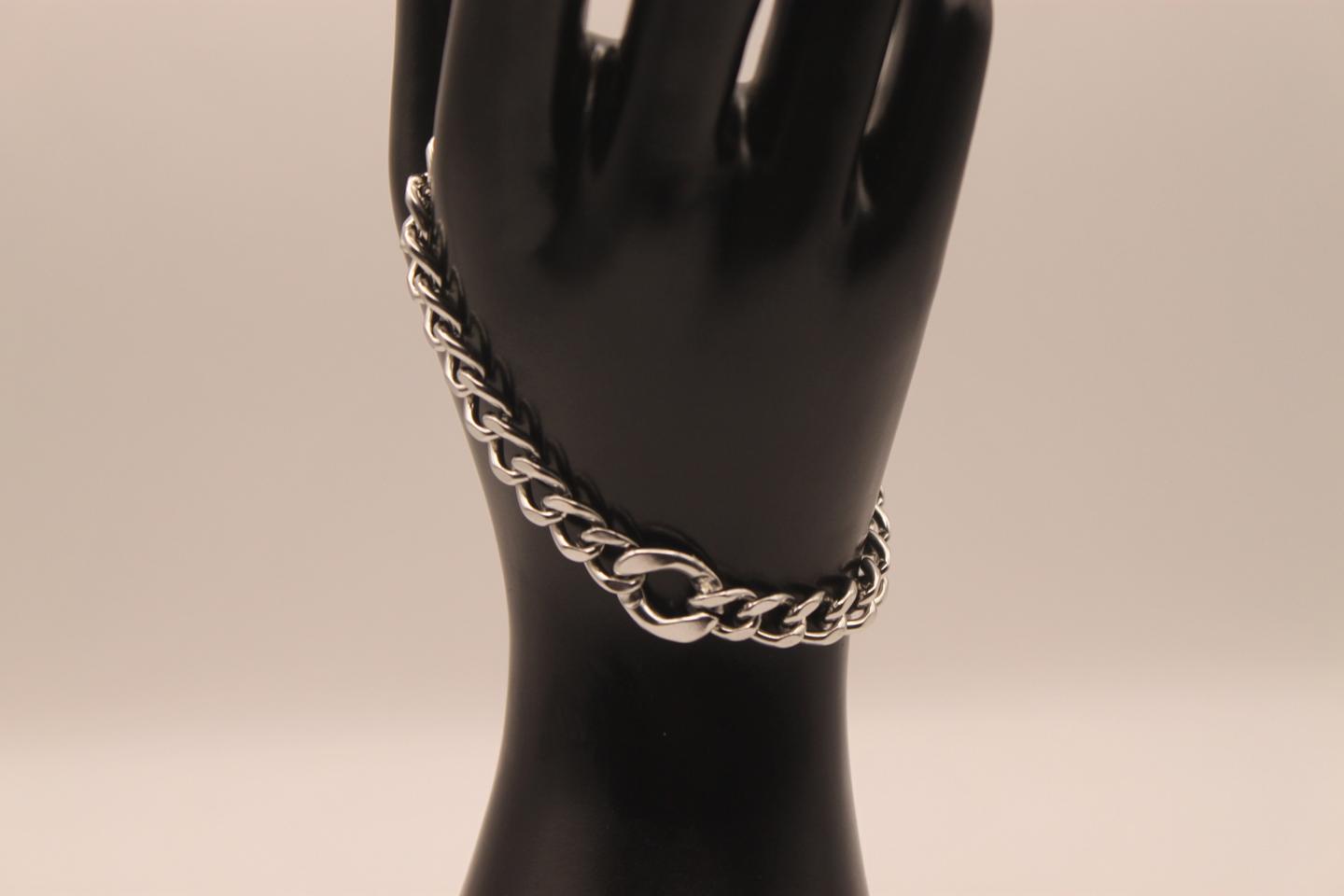 포린트체인 써지컬스틸팔찌 남자용(새상품)