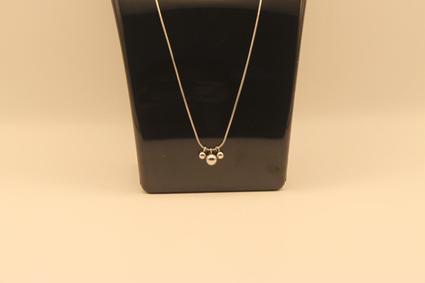 미키볼 스네이크체인 써지컬목걸이 여자용(새상품)