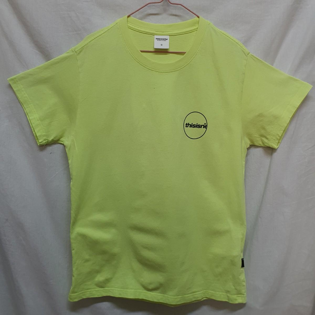 디스이즈네버댓 코튼 라운드넥 반팔티 면티