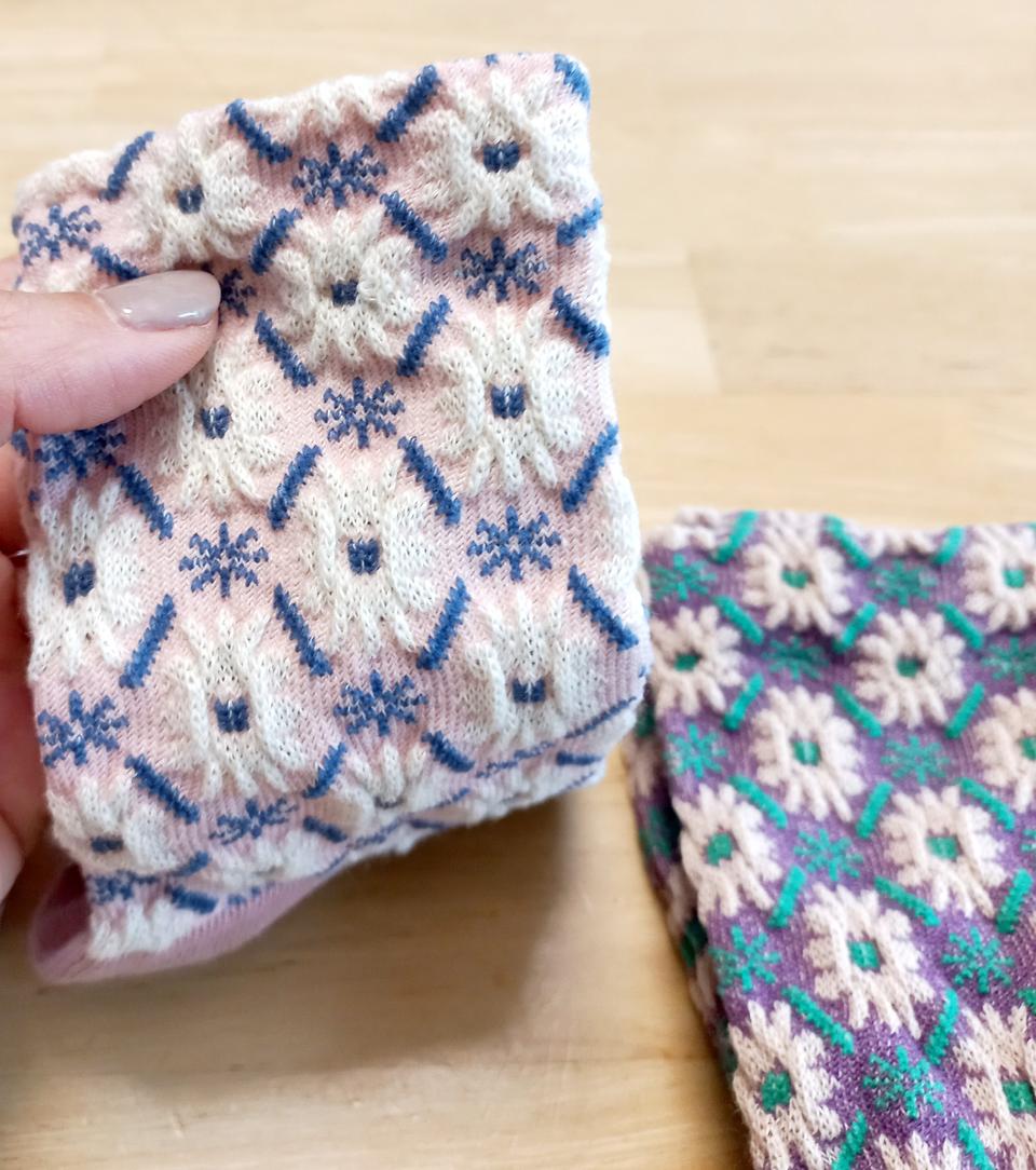 화사한 국산 입체양말