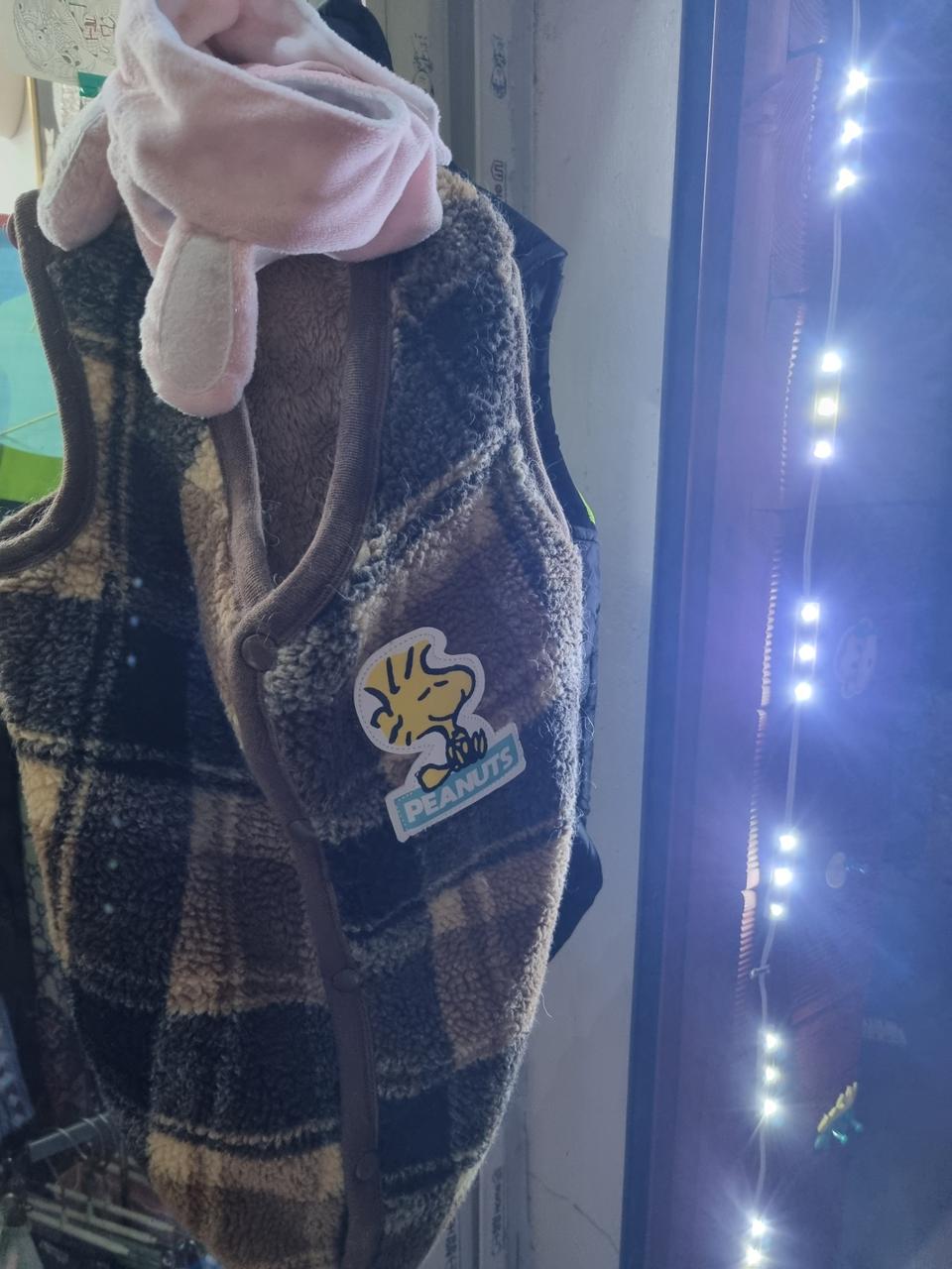 중형견 조끼패딩