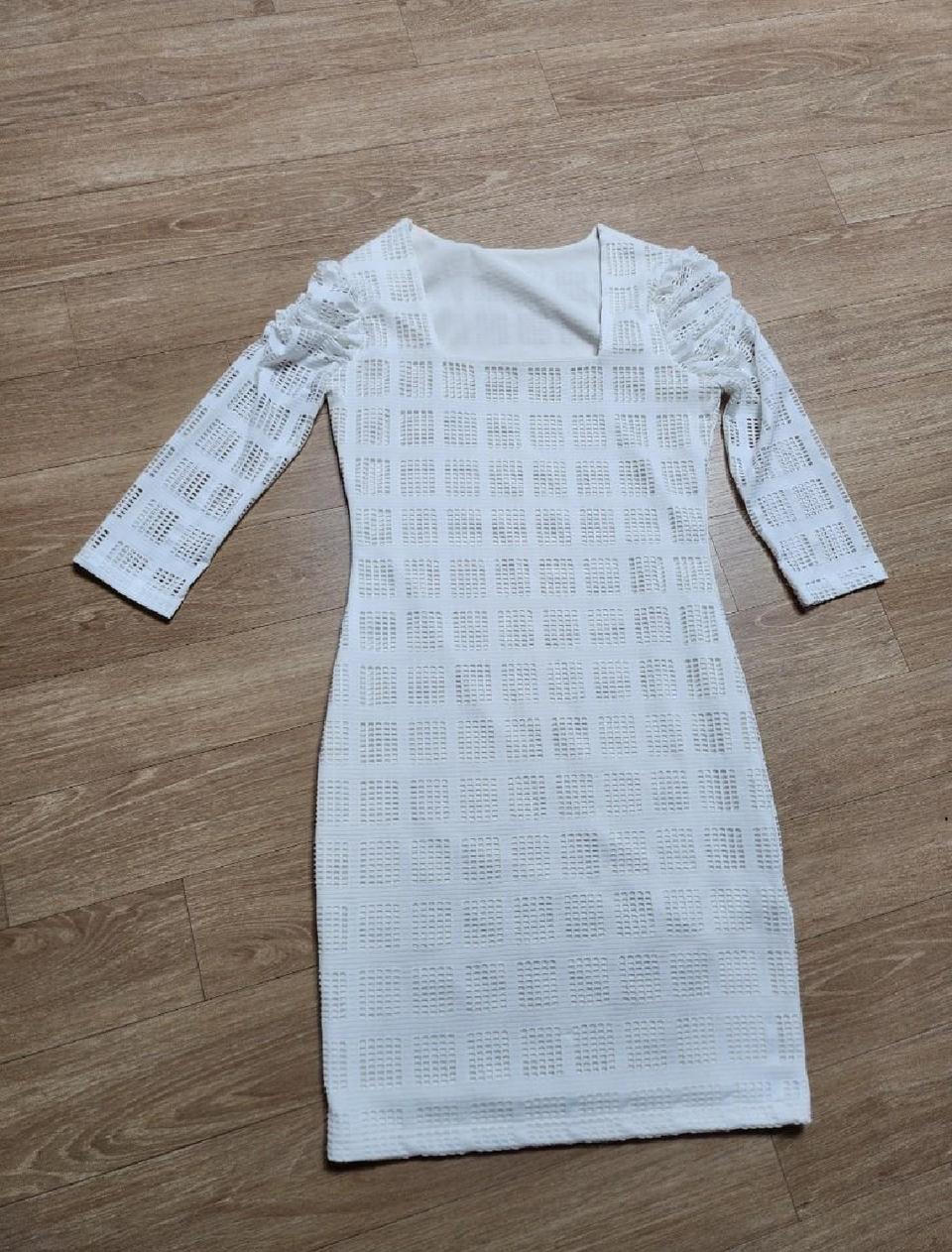 새것)블레스샵 화이트 원피스