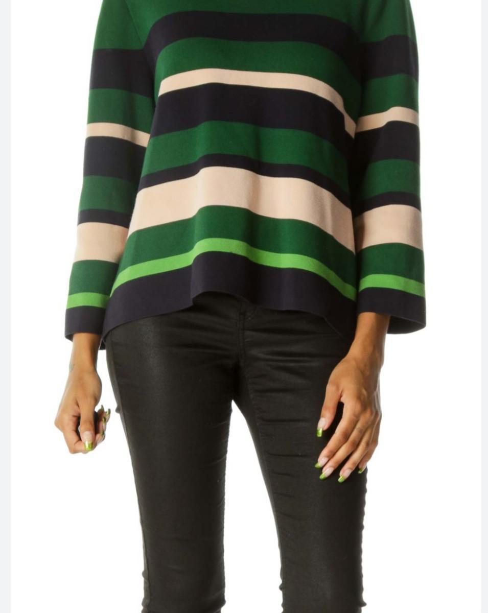 앤테일러 그린 스트라이프 니트 S사이즈