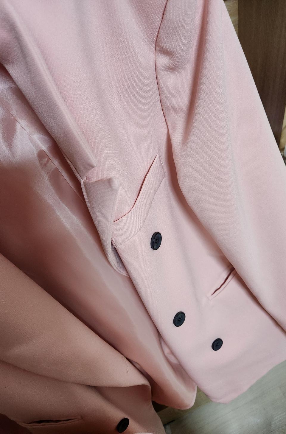 핑크 빅사이즈 자켓