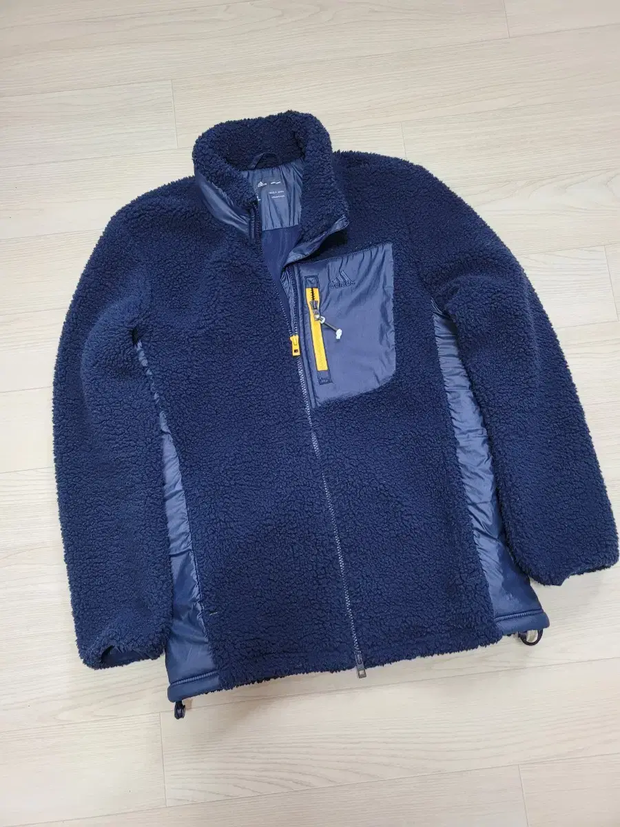 아디다스 쉐르파 양털후리스 집업 자켓 져지 L 100