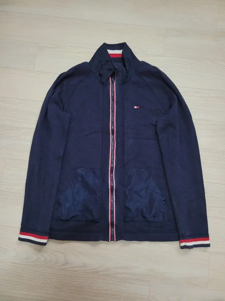 타미힐피거 니트 트레이닝 집업 자켓 져지 남성 M