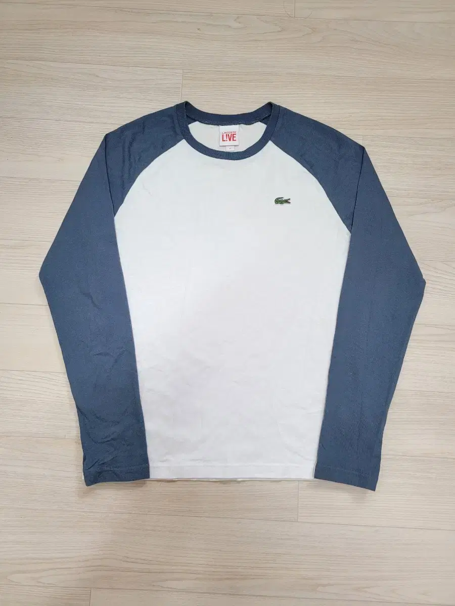 라코스테 라이브 악어로고 긴팔 티셔츠 슬리브 90