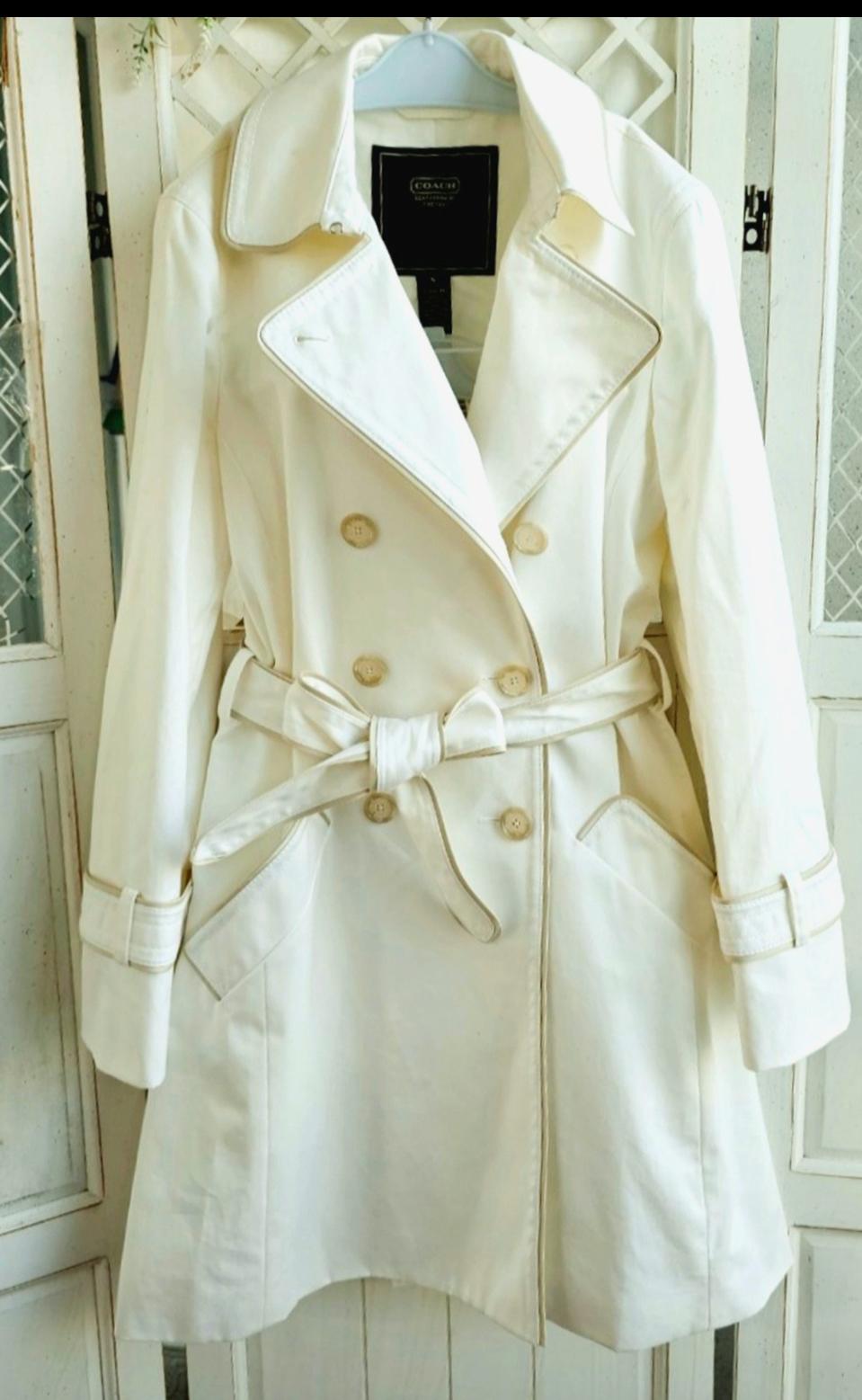 택새 66  코치 중두께 트렌치