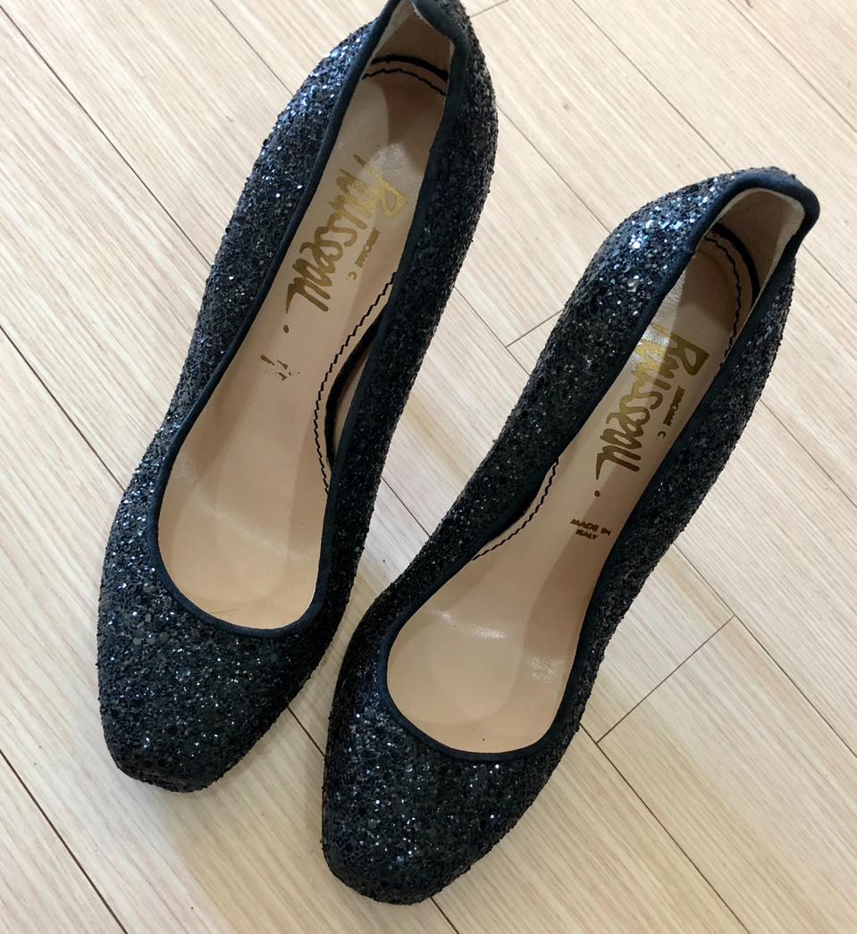 230 235 240 새상품 명품 제롬씨루쏘 글리터 펌프스 하이힐 구두