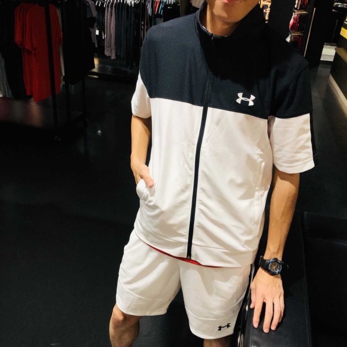 언더아머 져지 트랙탑 자켓 반팔 트레이닝복 헬스 골프 저지