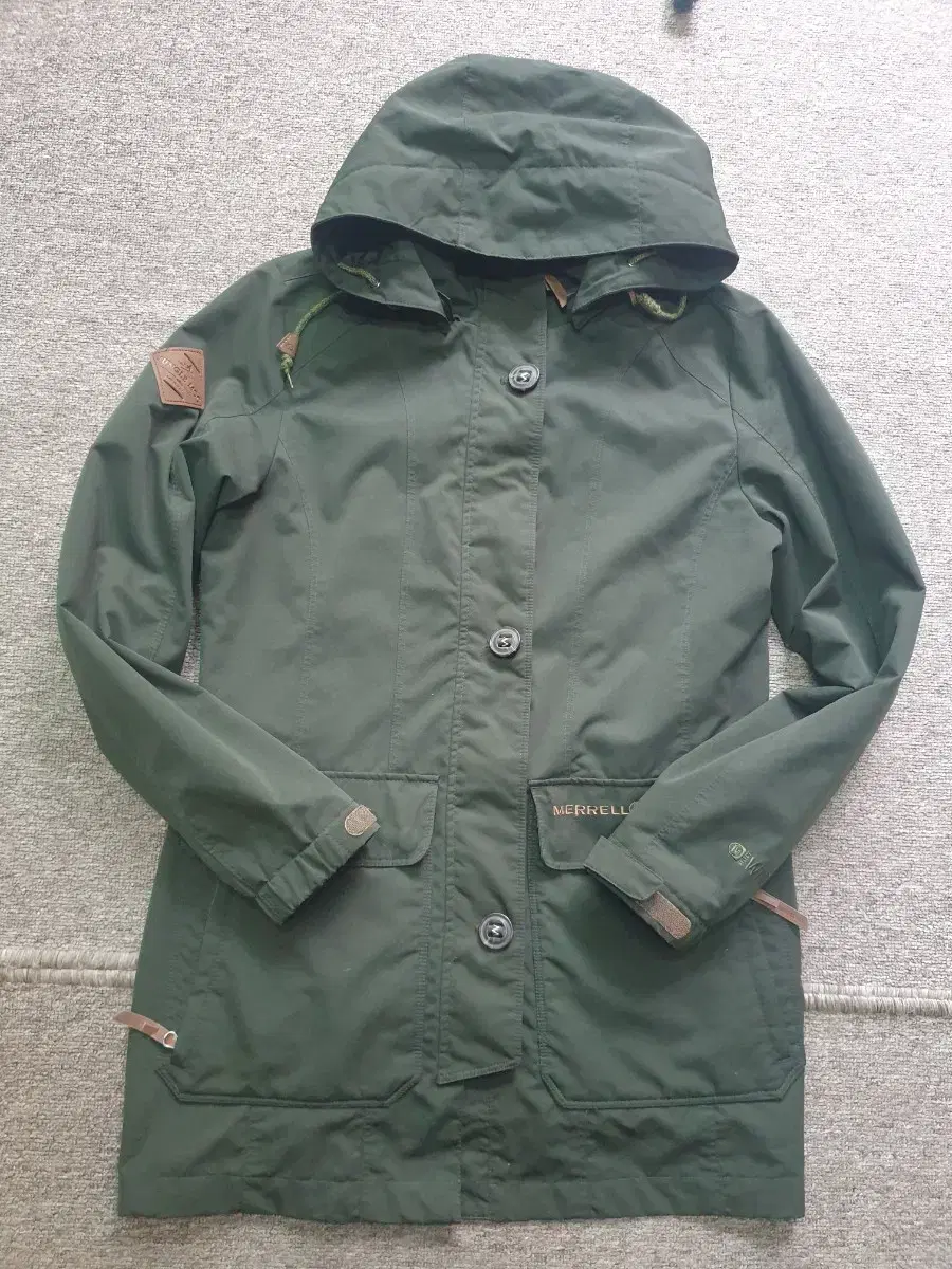 머렐 야상 바람막이 자켓 카키 여90 S