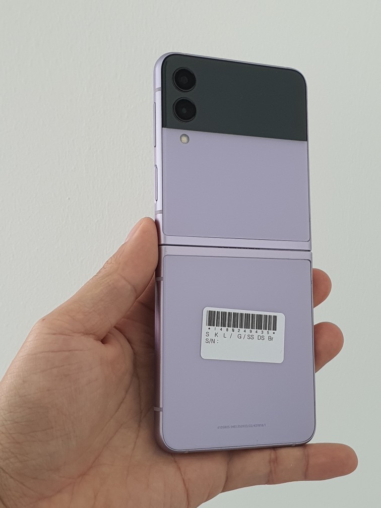 갤럭시Z플립3 라벤더 256기가 정상해지 상태깨끗 