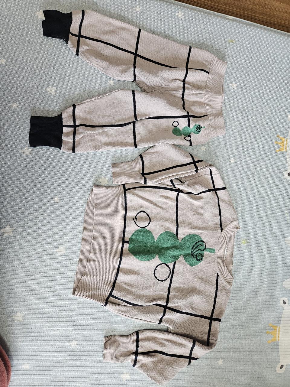 리미떼두두 완두콩니트세트 s사이즈