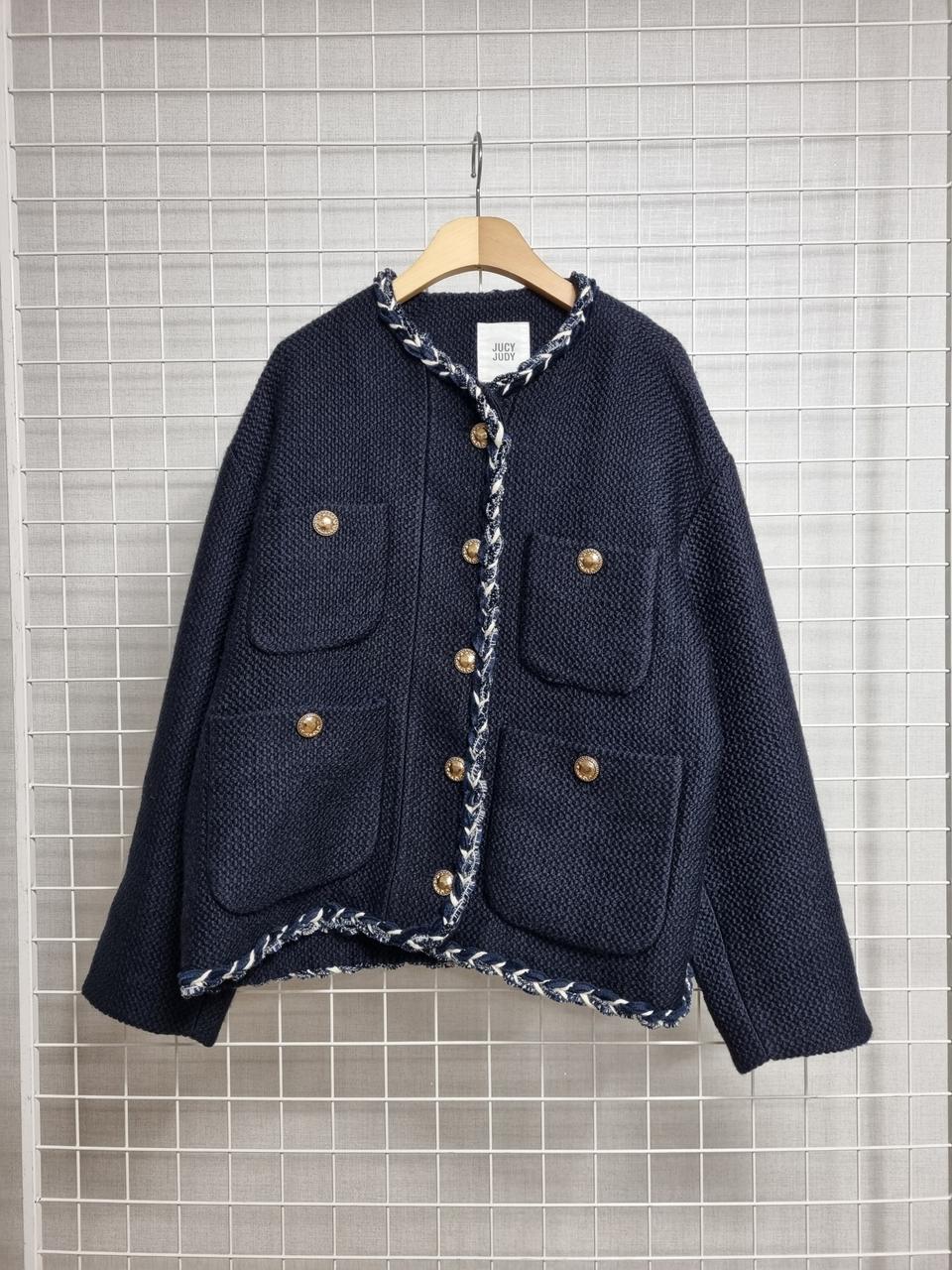 쥬시쥬디 트위드자켓 85 (네이비)가격내림