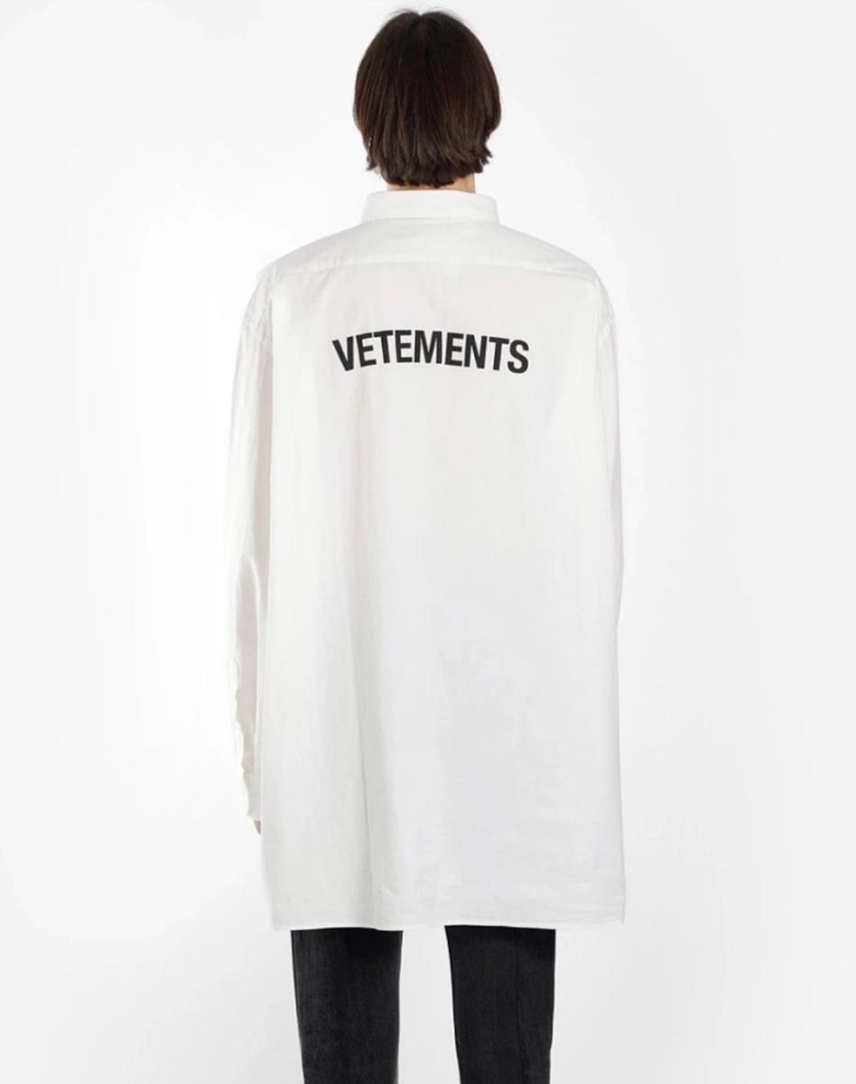 [미개봉 새상품] 베트멍 백로고 포플린 오버사이즈 셔츠 화이트 M