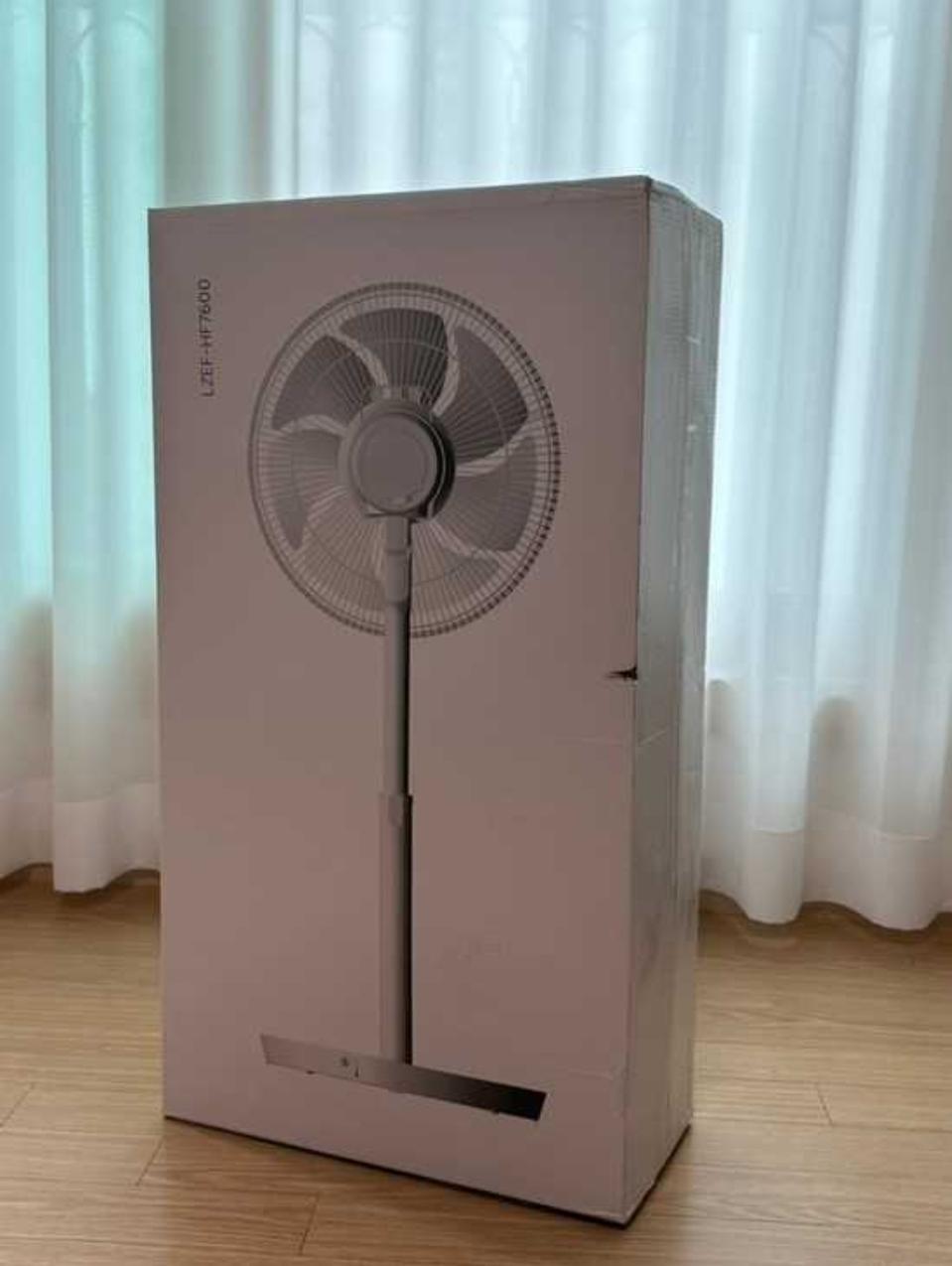 새상품 르젠 풋터치 리모컨 선풍기