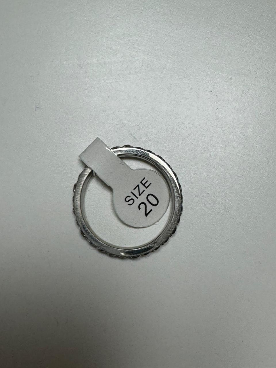 실버 못 모양 써지컬 반지