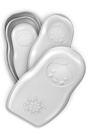 마뜨료시카 삼단 도시락 3개세트. 박스채 새제품