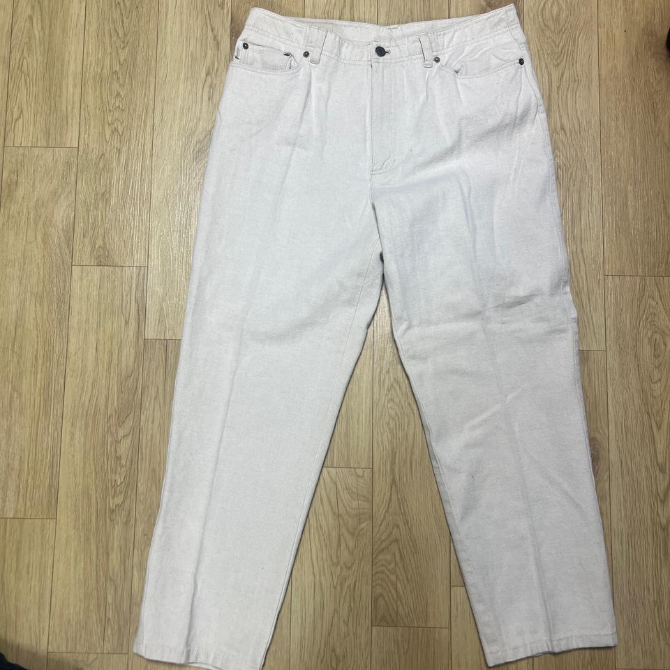 랄프로렌진스 폴로 린넨 코튼 크림진 30