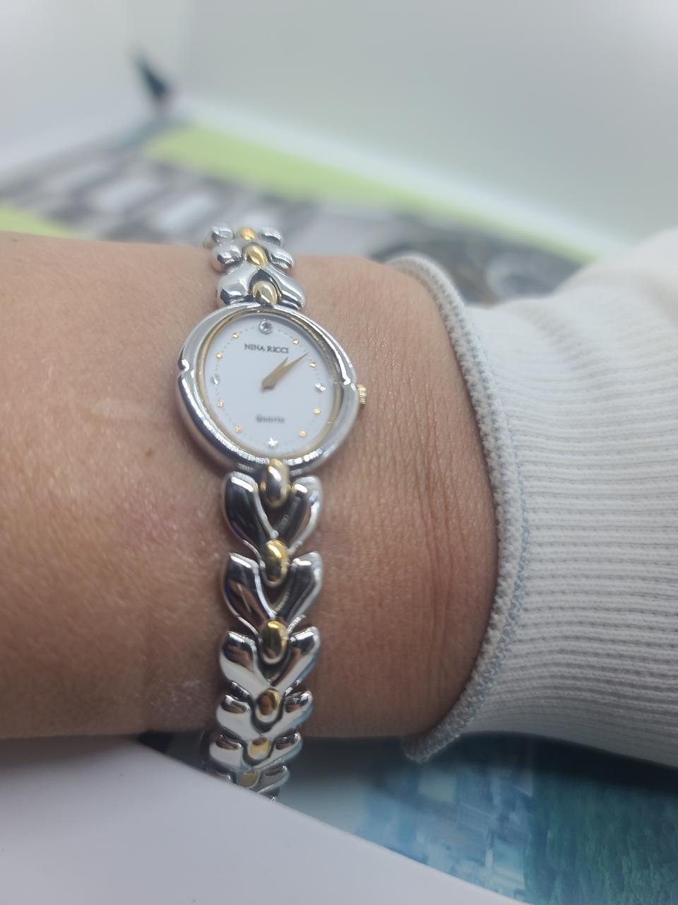 니나리치 여성용 콤비메탈 시계