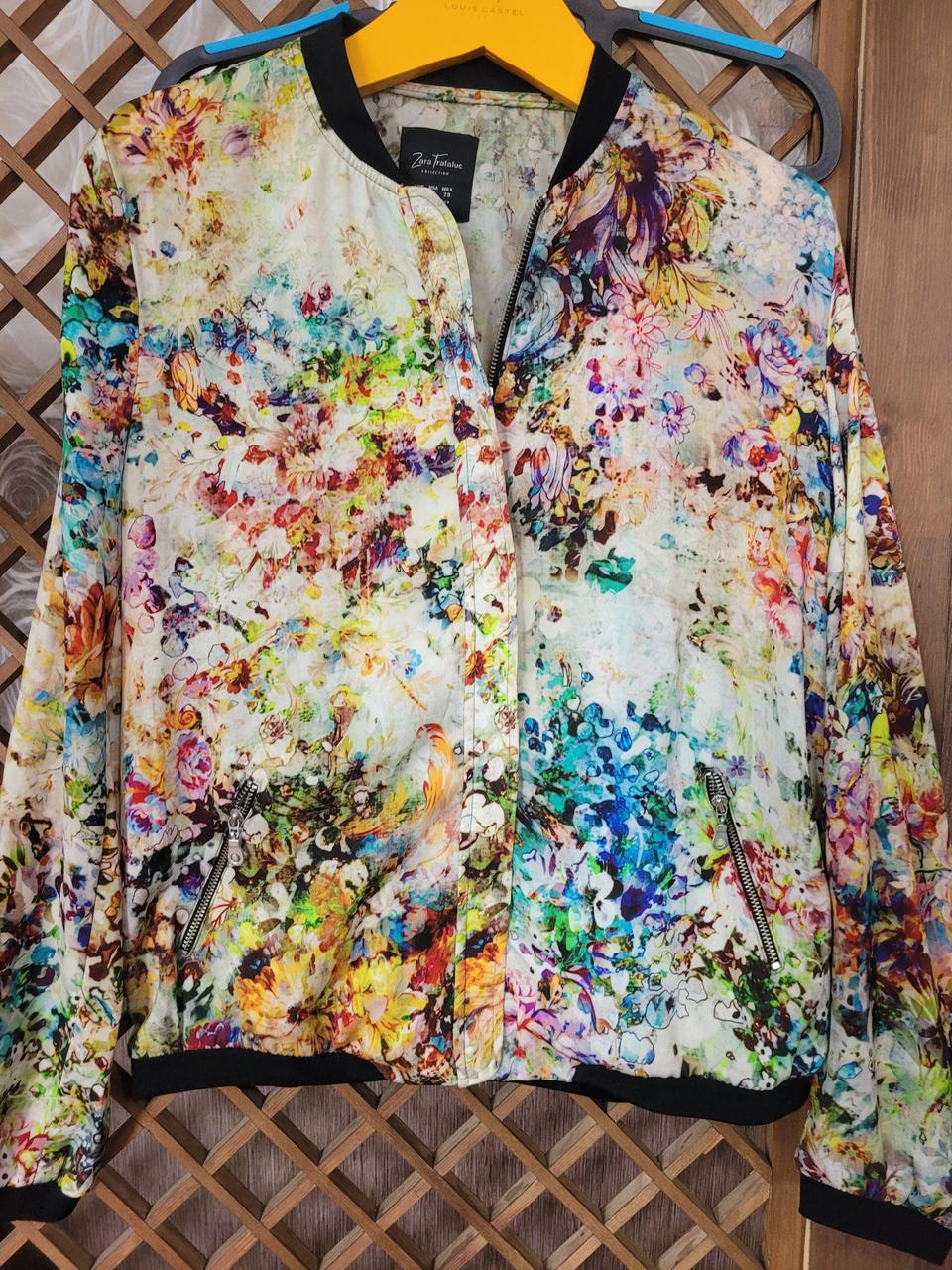 자라.플라워 봄자켓.