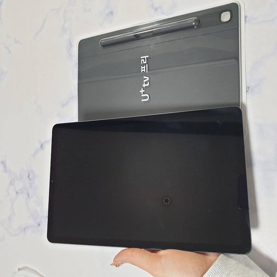 갤럭시 탭S6라이트 WIFI (P610) 그레이 S급+북커버 새상품 판매