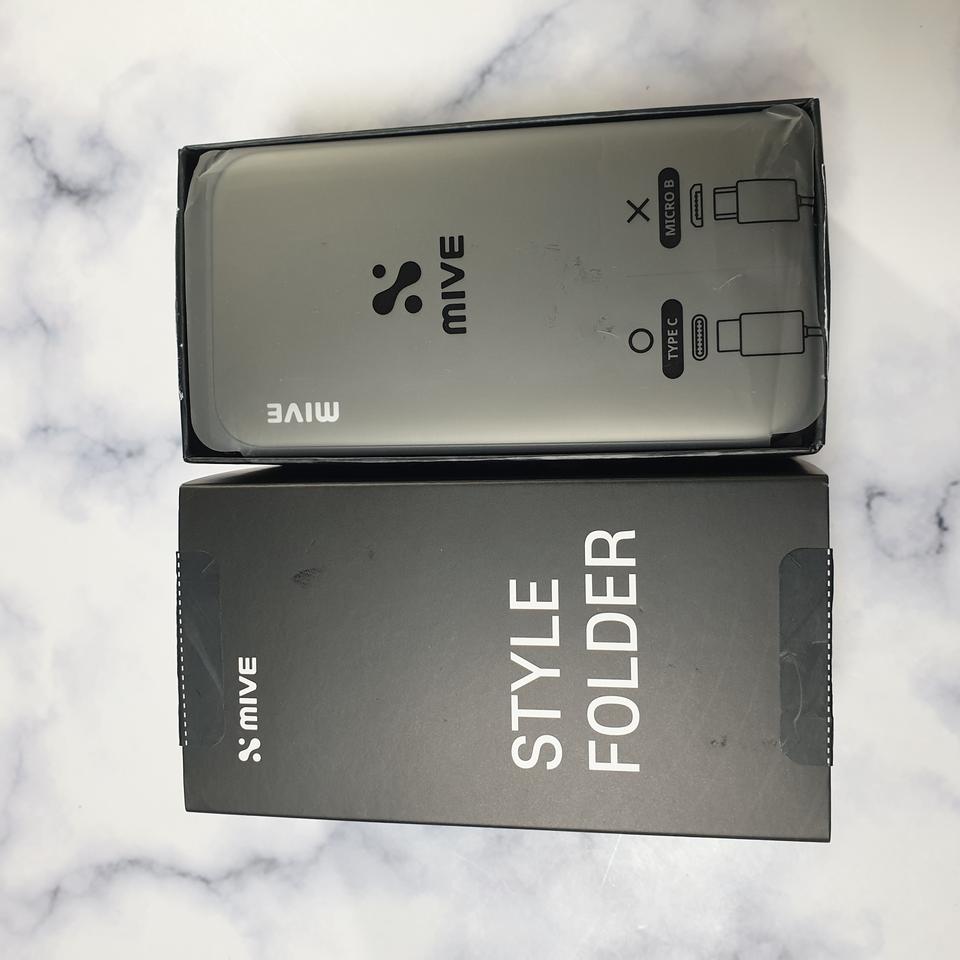 MIVE 스타일폴더(M120) 블랙 32G 구성품 미사용 S급 풀박스판매