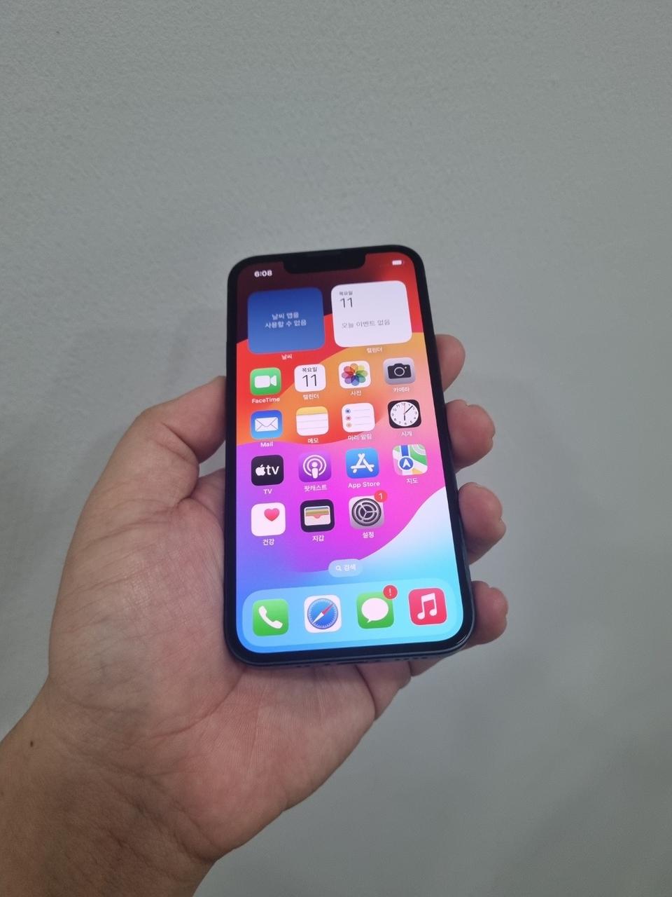 애플 아이폰13미니 블랙 256기가 팔아요~