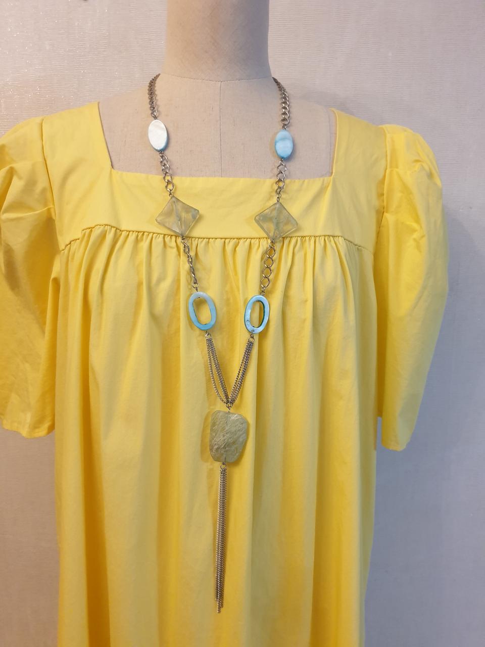 천연 원석 목걸이