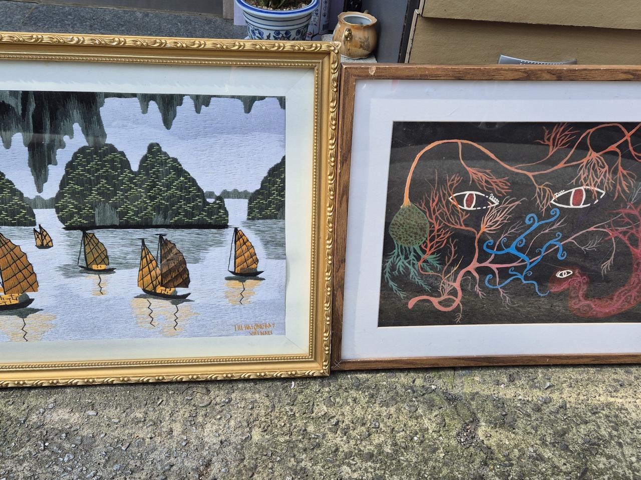 수액자&추상그림