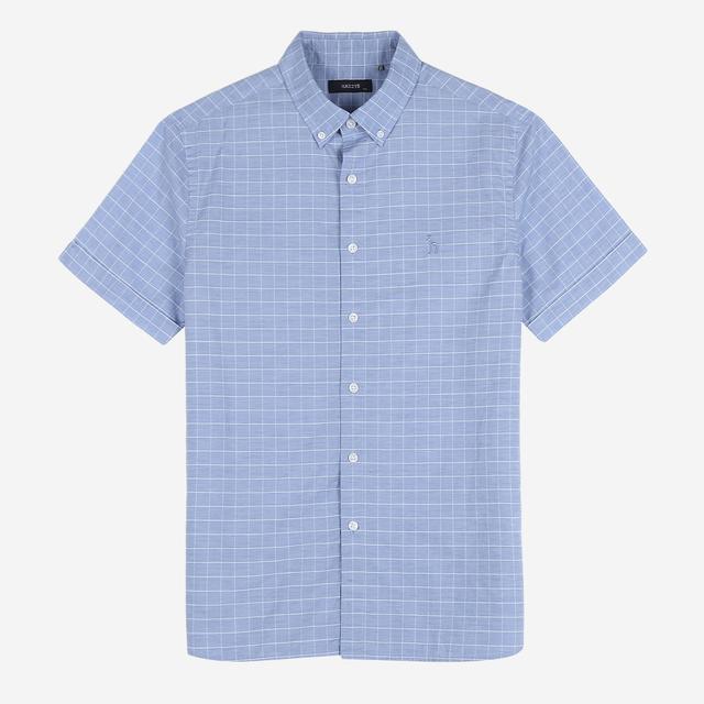 헤지스 체크 다운 카라 반팔 캐주얼 셔츠 빈폴 라코스테 폴로랄프로렌