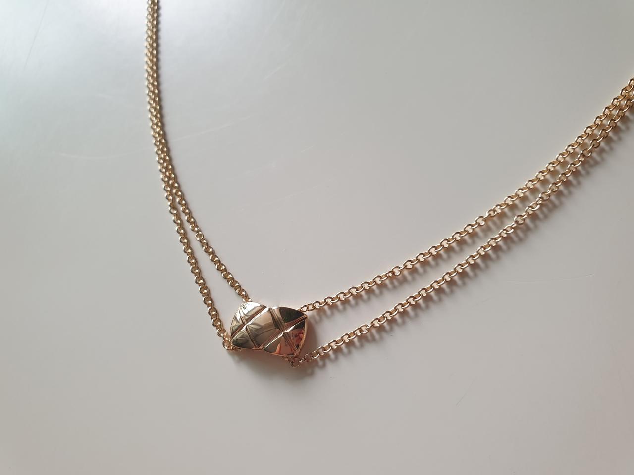 코코크러쉬 목걸이 18k 베이지골드