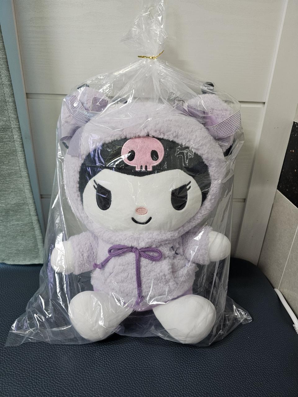 산리오 중형 쿠로미 베어후드 인형 새거 팔아요