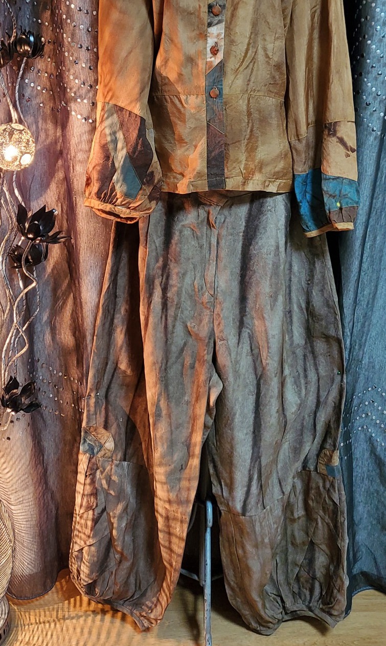 맞춤* 멋-진인견통바지-77   총장98  (미착용)