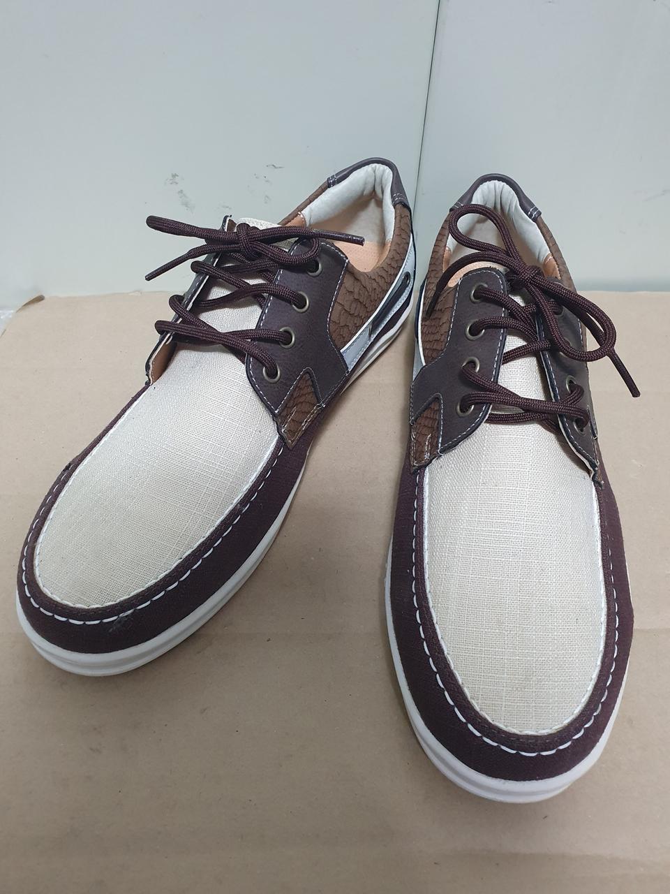 @새상품)마 배색 스니커즈.로퍼.단화.보트슈즈