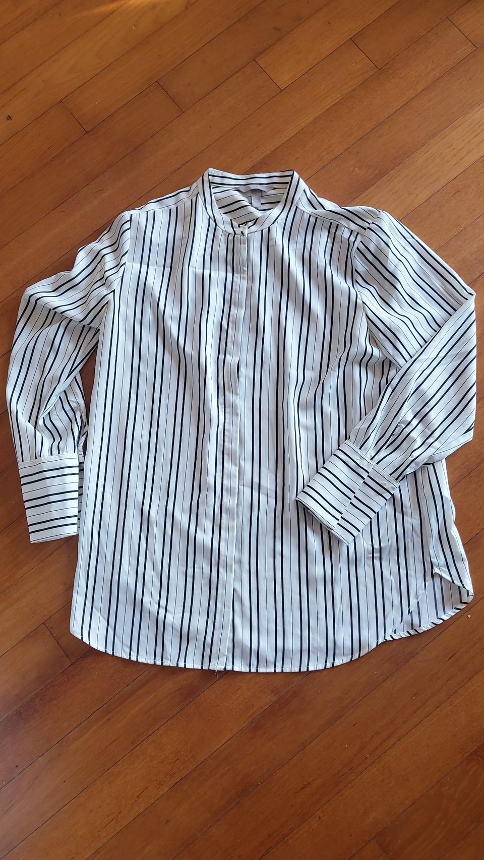 h&m 스트라이프 블라우스