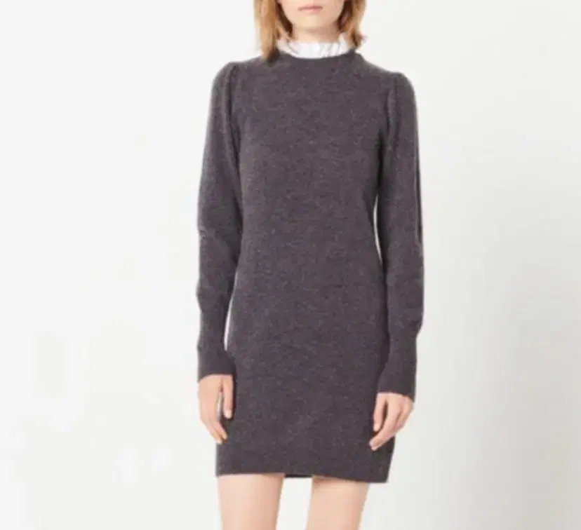 Sandro 산드로 니트 퍼프 원피스 (정품) 36