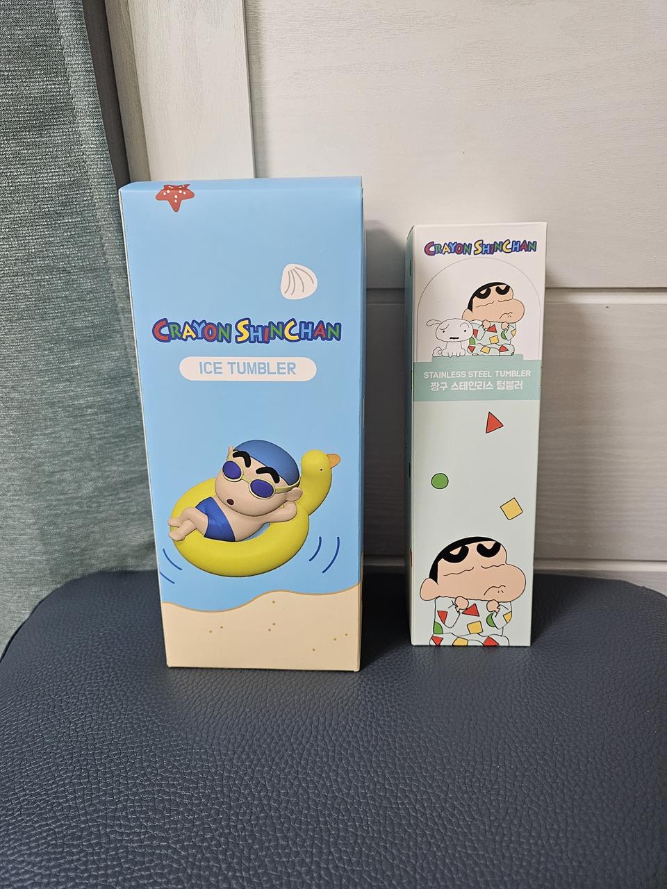 (미개봉)짱구는못말려 짱구 텀블러 2종류 새거 팔아요