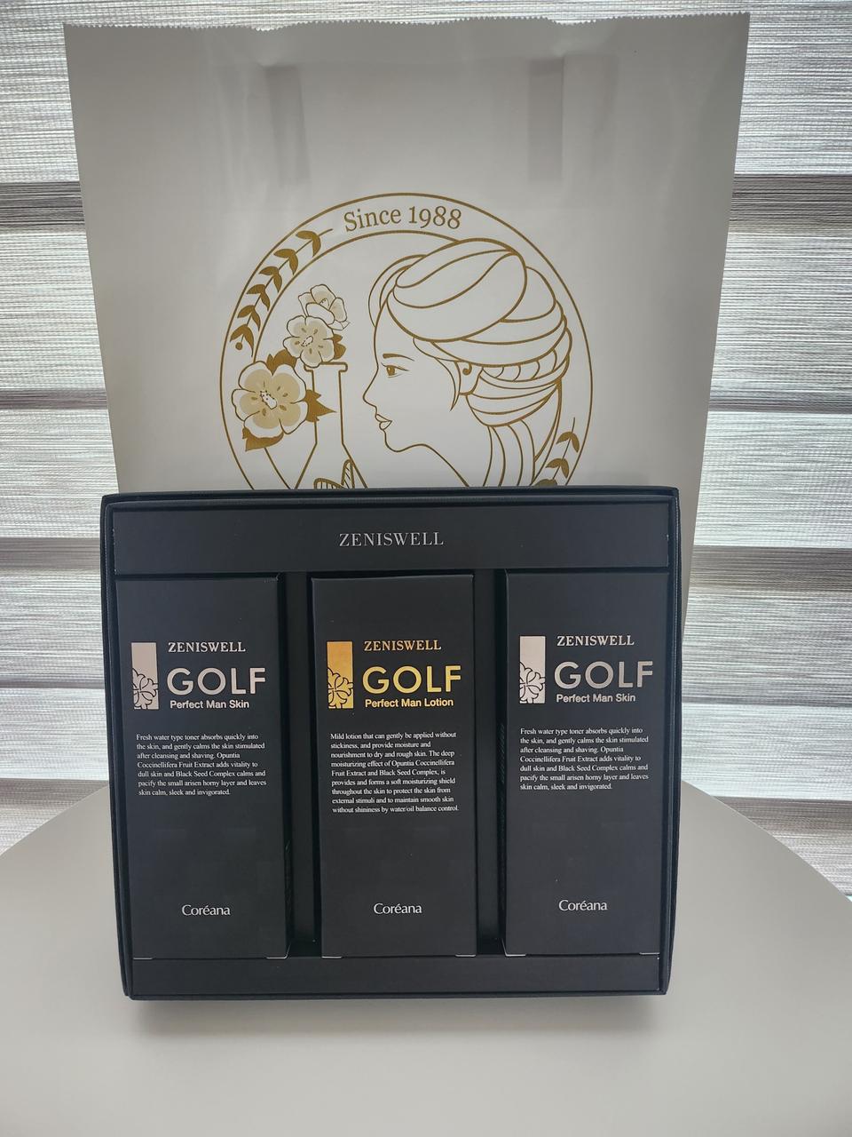 남성화장품세트 스킨/로션플러스 쇼핑백