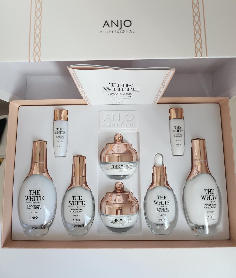 기미 미백 주름개선화장품 앙쥬더화이트 8종