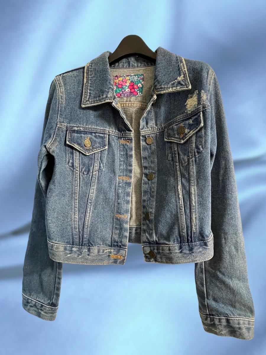 빈티지 느낌 나는 청자켓