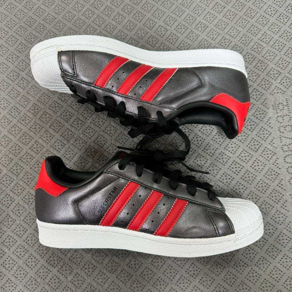 새상품급)아디다스 슈퍼스타 검빨(235)