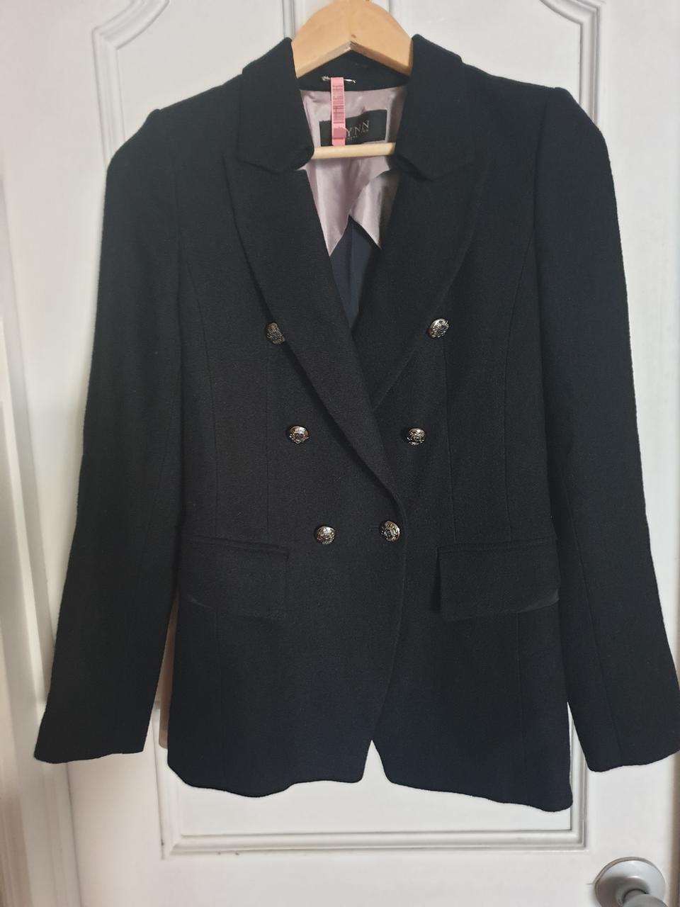 린 더불직 모직자켓  사이즈85