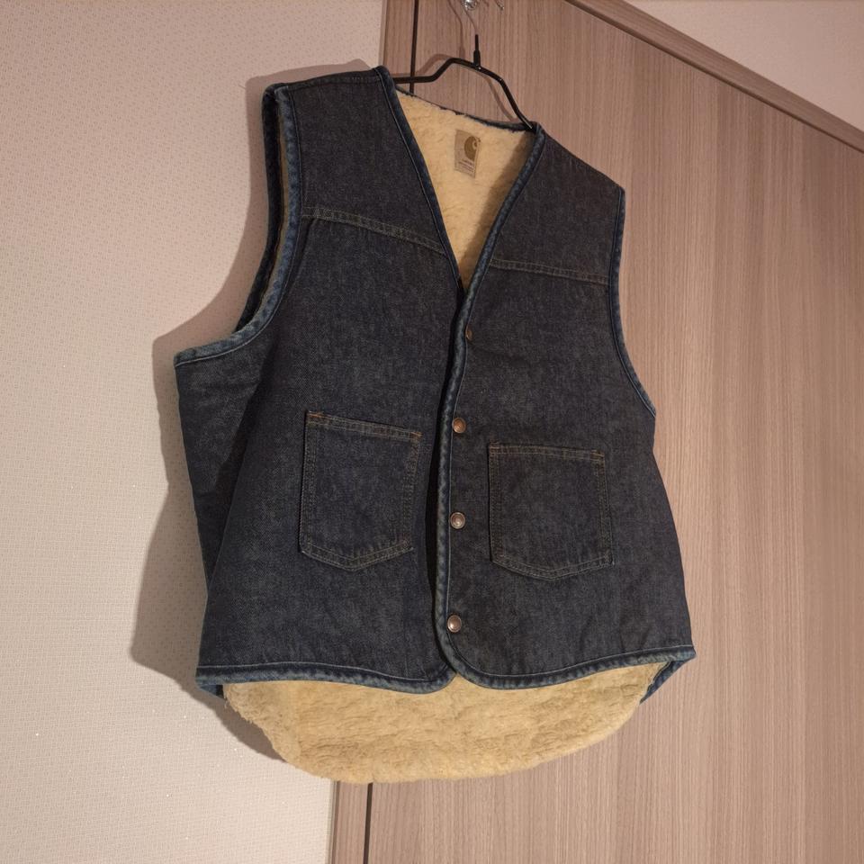 OG 70's Carhartt 유나이티드 가먼트 Denim Vest