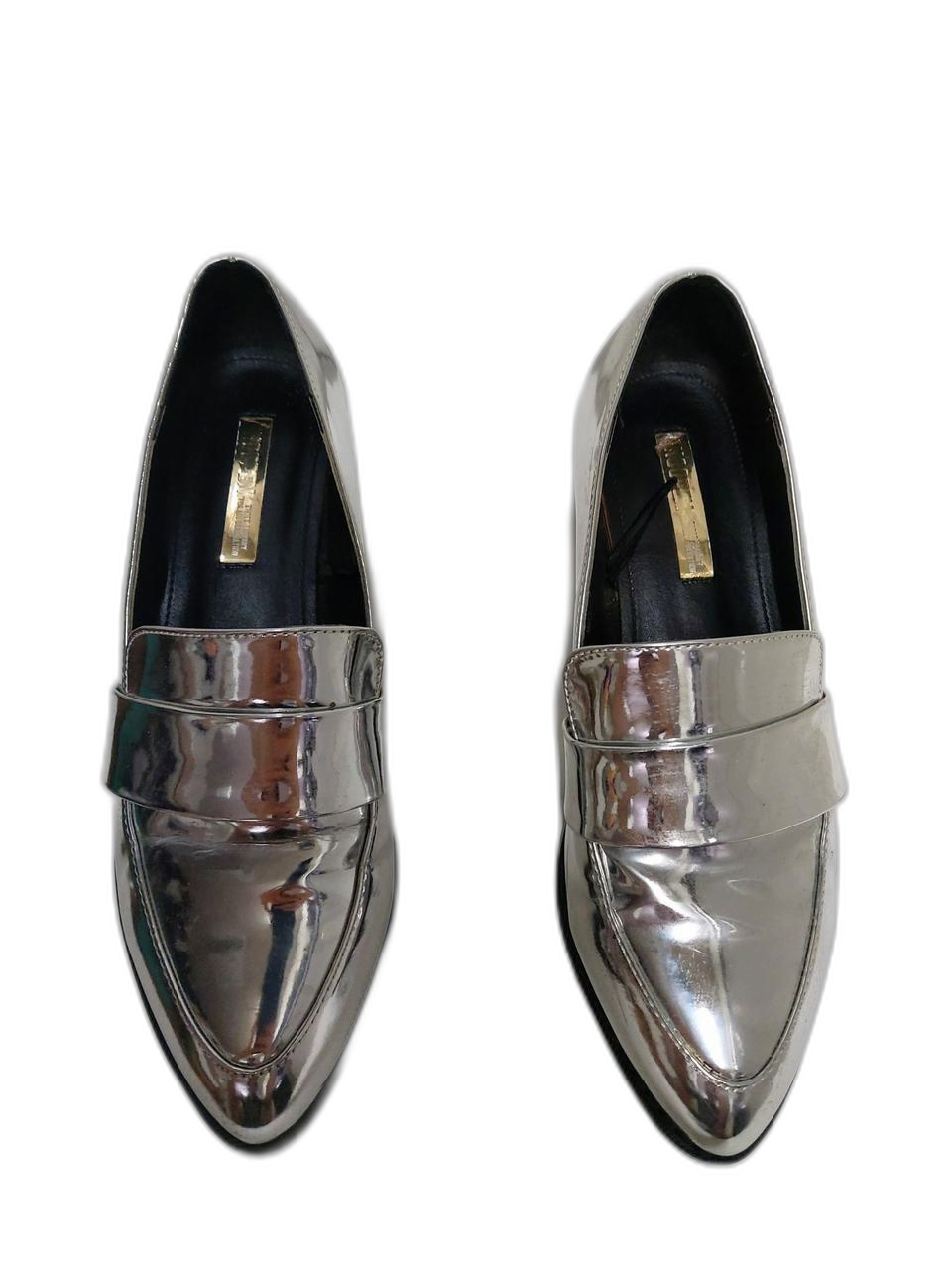 ■실버 컬러 여성구두ㅡ245